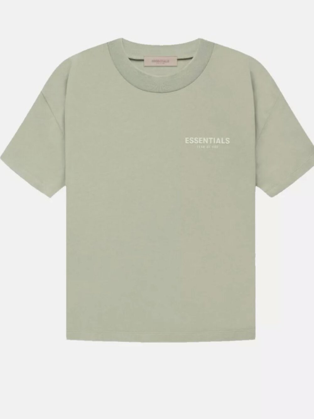 Fear of God Essentials T-shirt SS22 in Green XXS